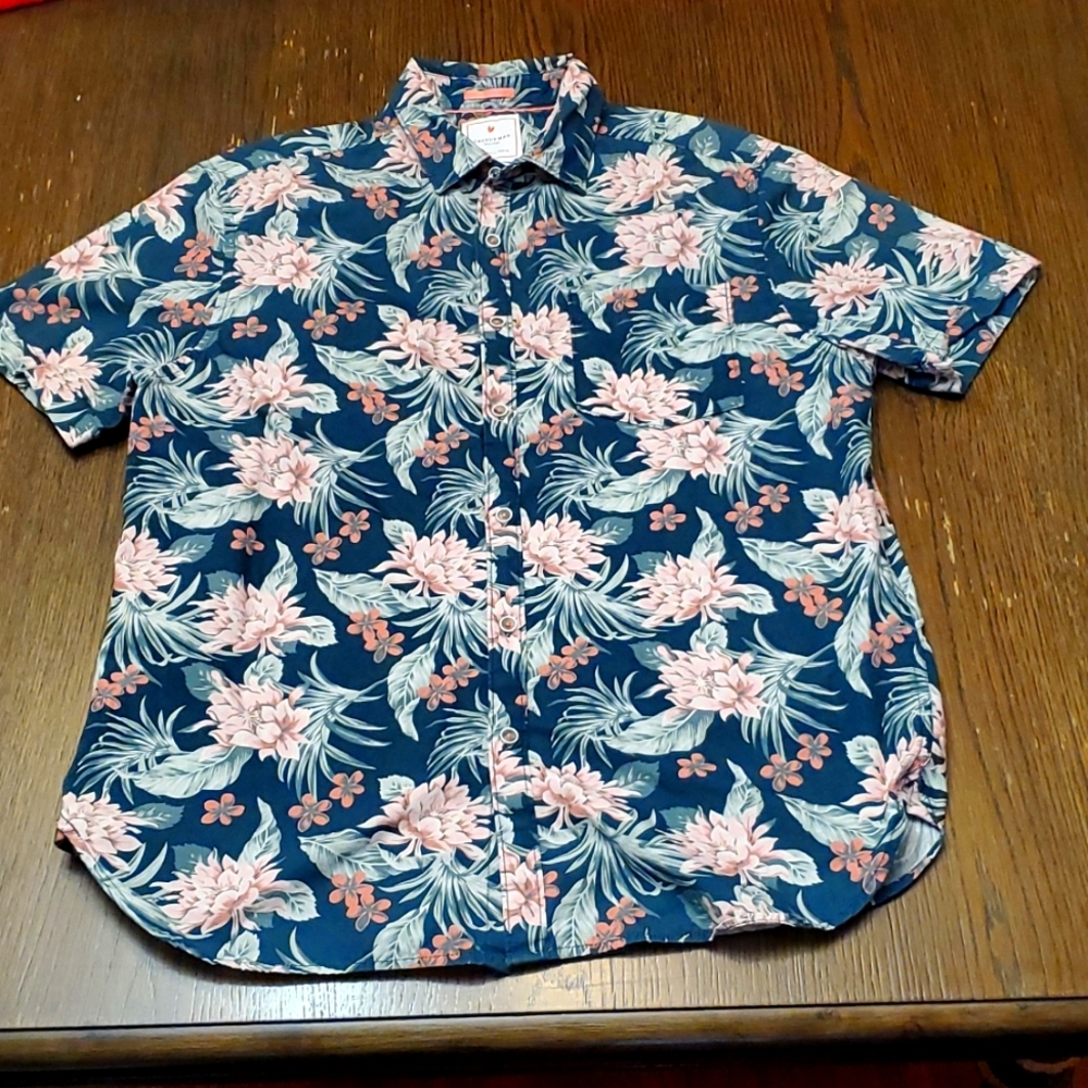 Cactus man button up shirt